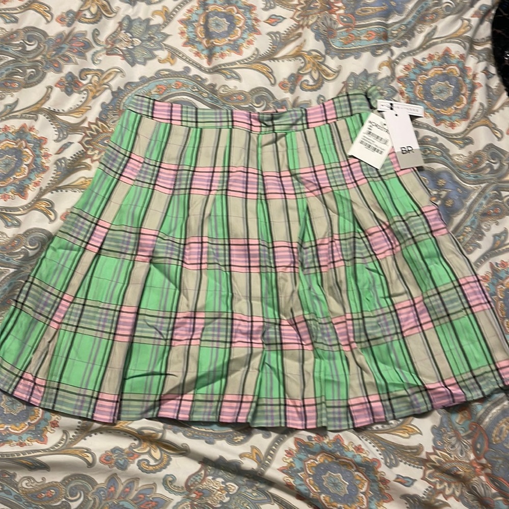 Brand new with tags junior BP lined pleated mini skirt